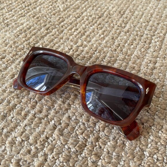 JACQUES MARIE MAGE Enzo rectangular acetate sunglasses - Picture 3 of 6
